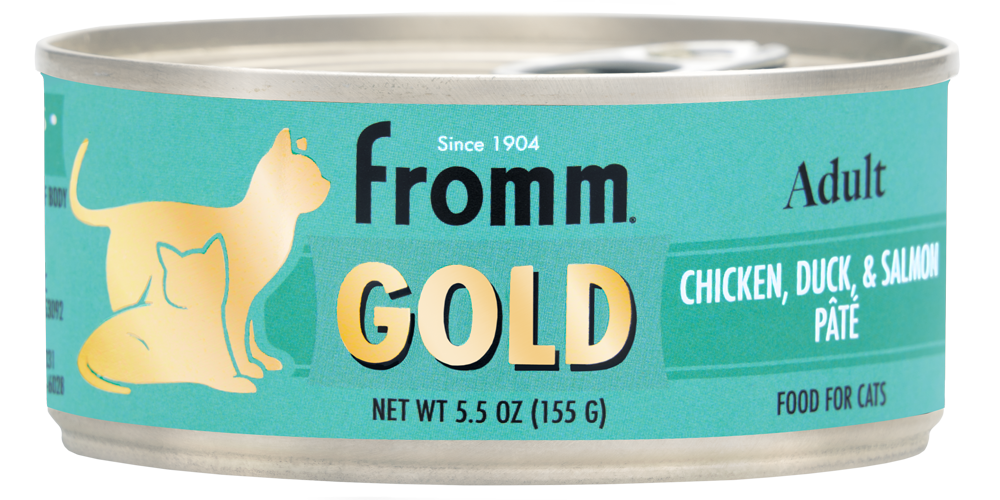 FROMM Adult Gold Chicken, Duck, and Salmon Pâté Cat Food