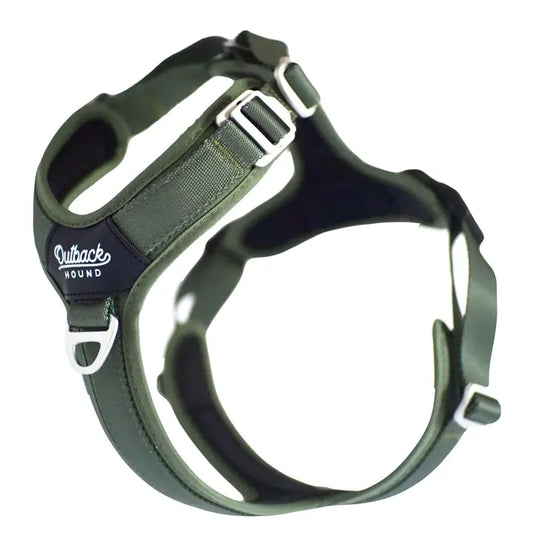 Outback Hound Ultra Lite Ranger Green Comfort Harness