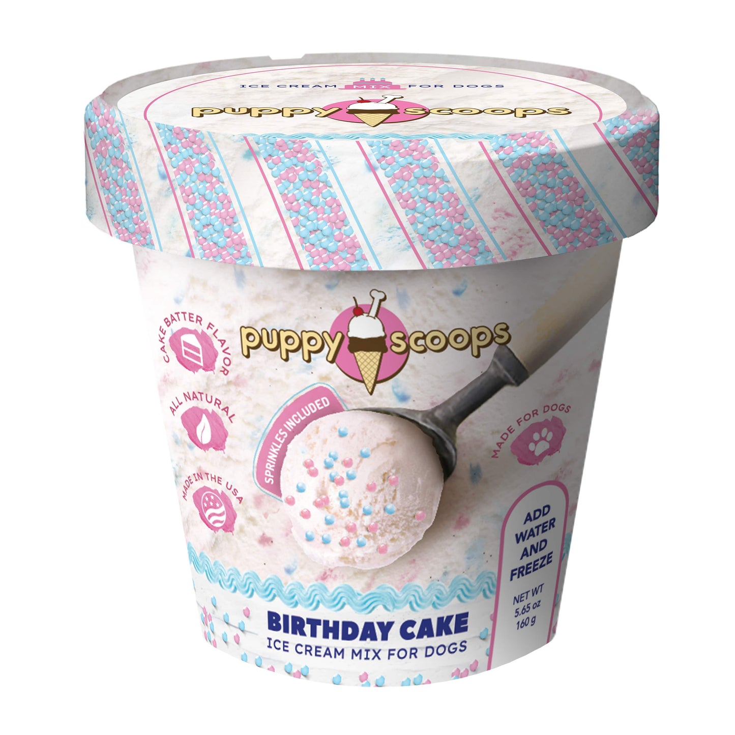 Puppy Cake Ice Cream Mix - Birthday