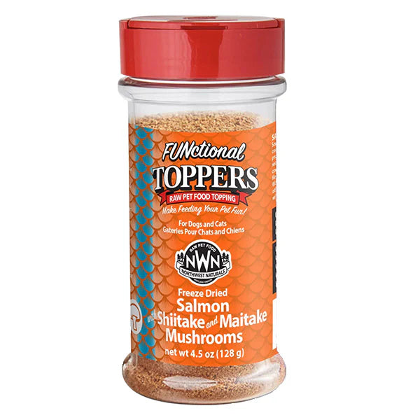 Freeze Dried Salmon with Mushrooms Functional Topper