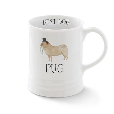 Pug "Best Dog" Mug
