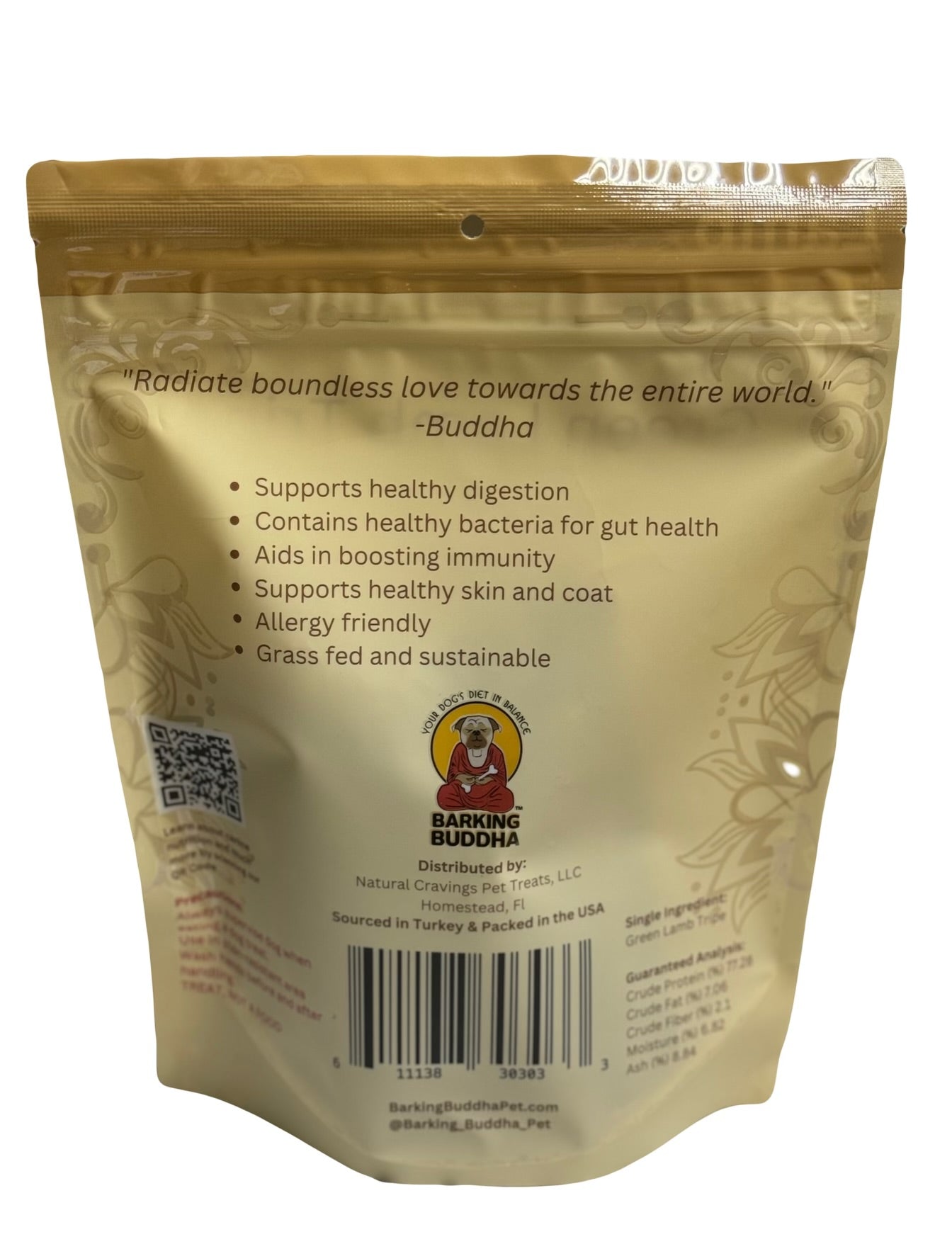 Barking Buddha Green Lamb Tripe Sticks