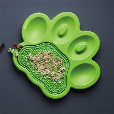 PAW 2-in-1 Slow Feeder Interactive Dish & Lick Pad Mat
