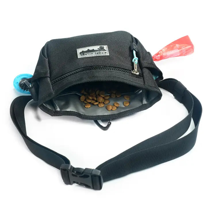 Midnight Tail-Along Dog Treat Pouch