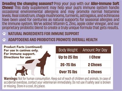 Natural Dog Company Aller-Immune Soft Chew Supplement
