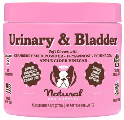 Natural Dog Company Urinary & Bladder Soft Chew Supplement