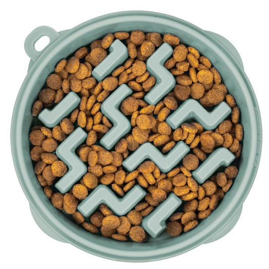 Outward Hound Sage Notch Fun Feeder Slo-Bowl