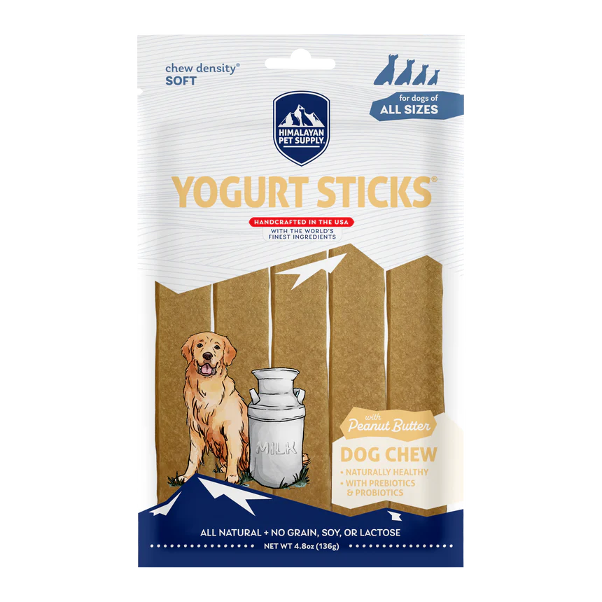 Himalayan Pet Supply Yogurt Sticks- Peanut Butter Flavor