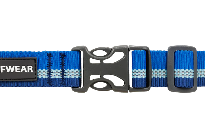Web Reaction Martingale Dog Collar Blue Pool