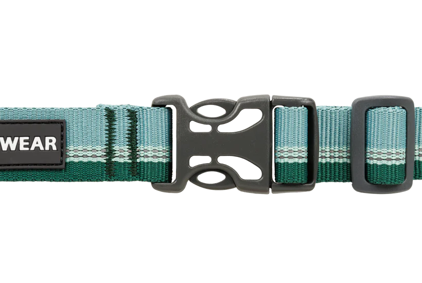 Web Reaction Martingale Dog Collar River Rock Green