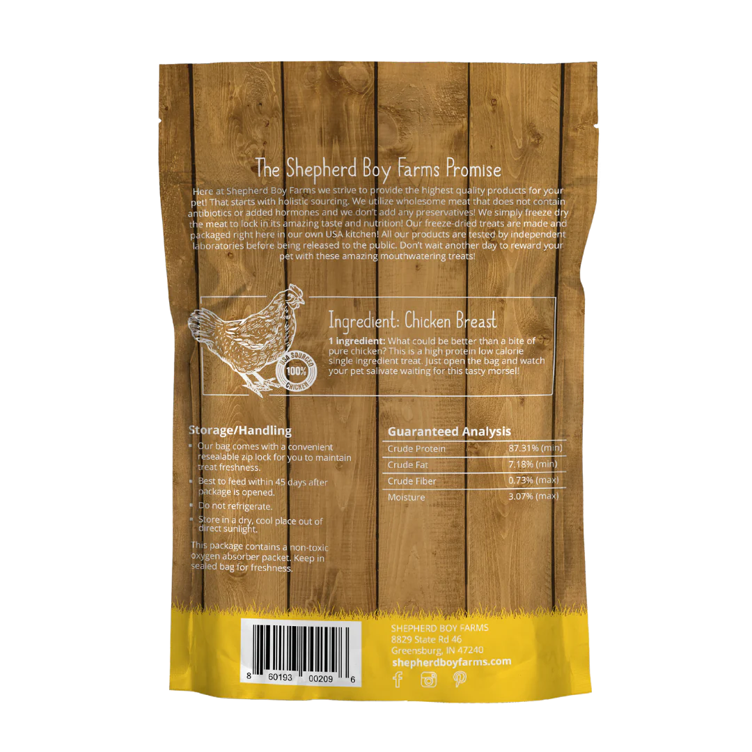 Freeze Dried Chicken Breast | Shepherd Boy Farms