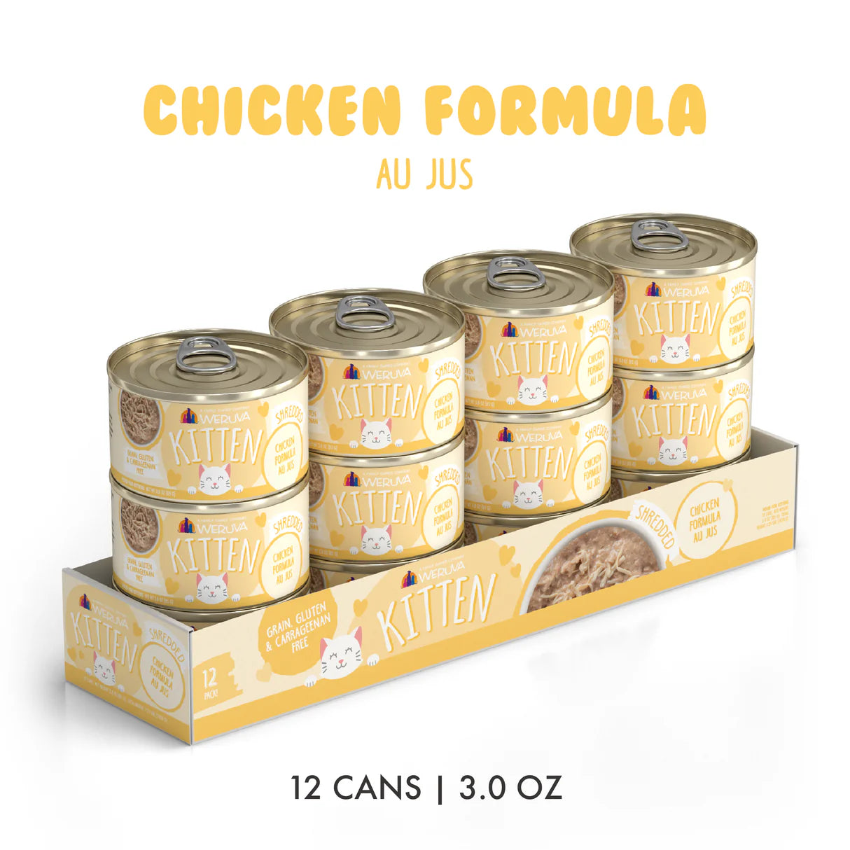Weruva Kitten - Shredded Chicken Formula Au Jus
