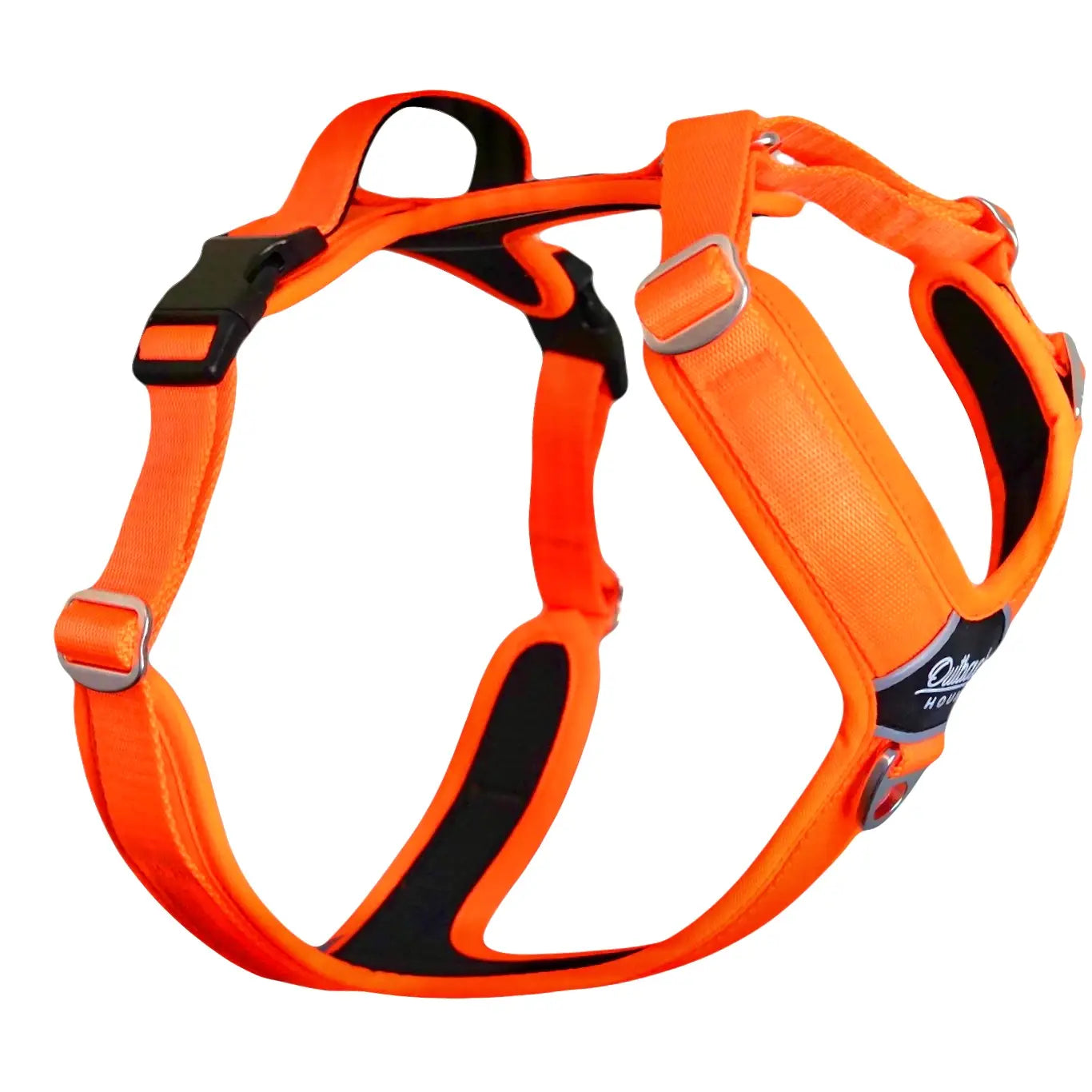 UPGRADED Outback Hound Hunter Orange - Ultra Lite Comfort Harness