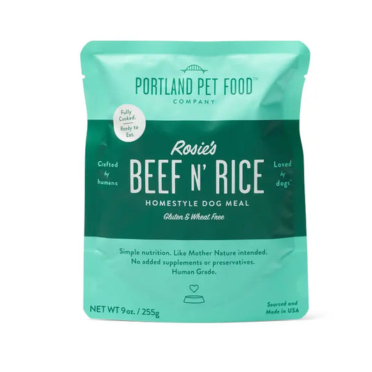 Portland Pet Beef & Rice Dog Food Pouch