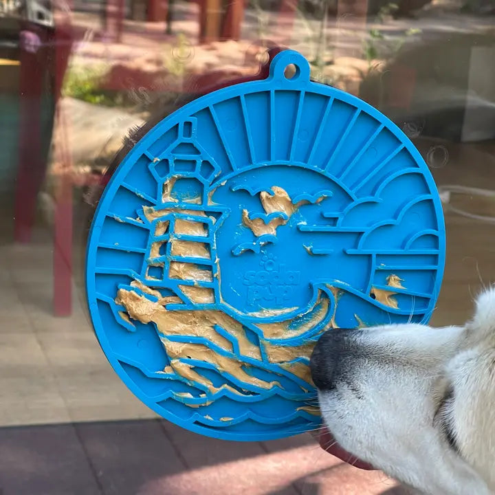 Lighthouse Lick Mat with Suction Cups | SodaPup
