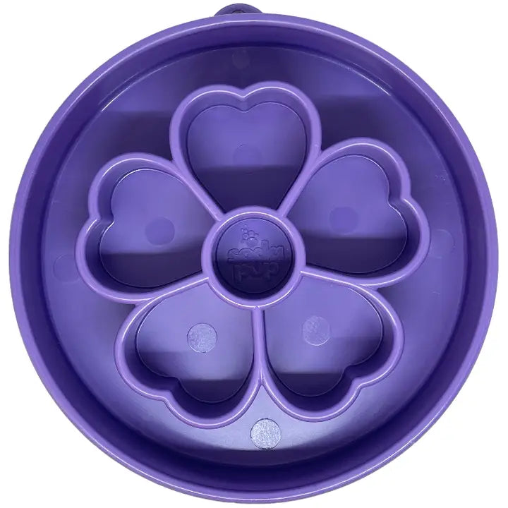 Soda Pup Purple Flower Slow Feeder