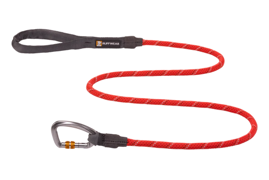 Red Sumac Knot-a-Leash Rope Dog Leash