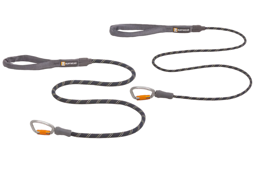 Obsidian Black Knot-a-Leash Rope Dog Leash | Ruffwear