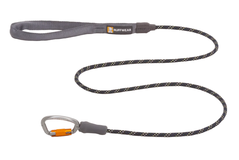 Obsidian Black Knot-a-Leash Rope Dog Leash | Ruffwear