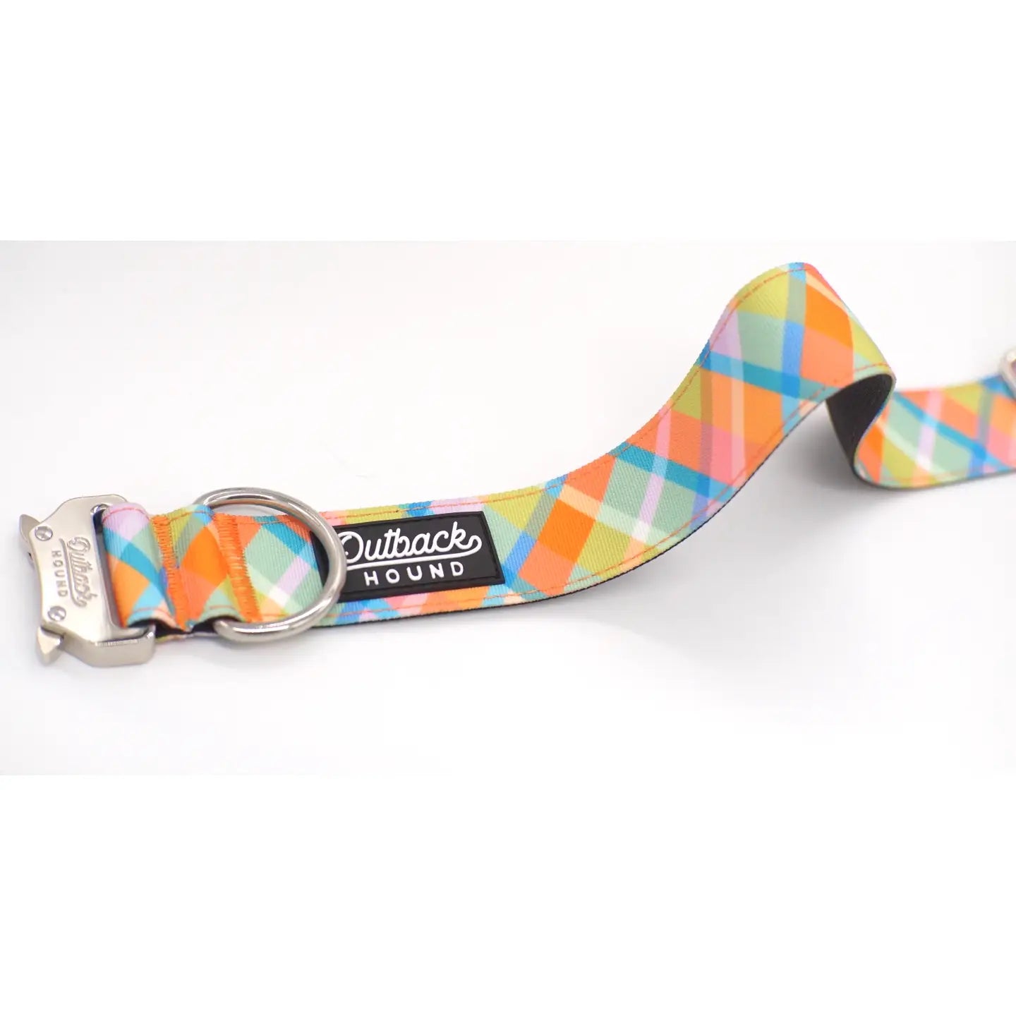 Outback Hound Summer Plaid Dog Collar