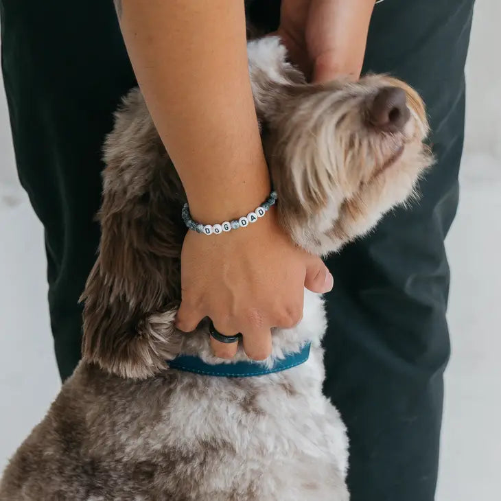 Dog Dad Beaded Bracelet
