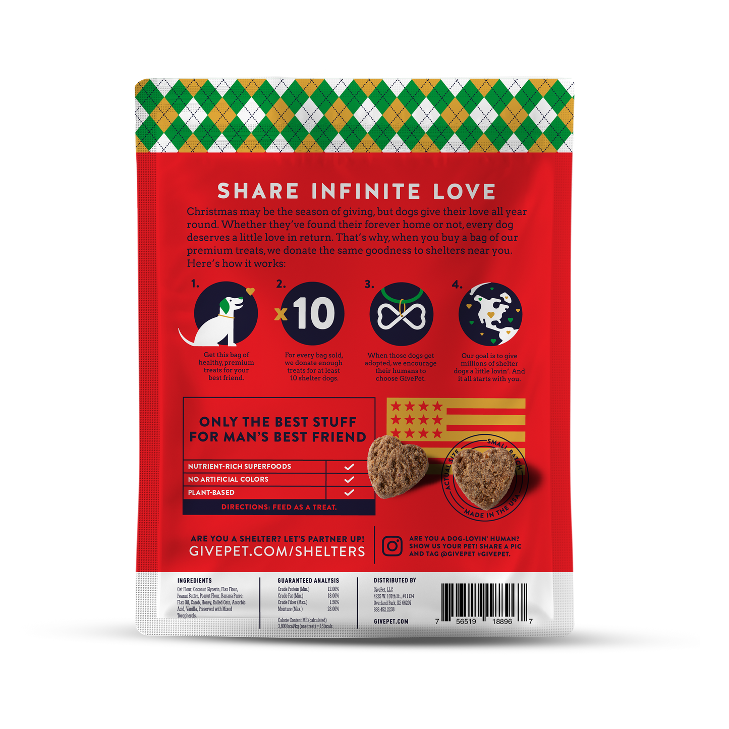GivePet Muttcracker Bark Dog Treats
