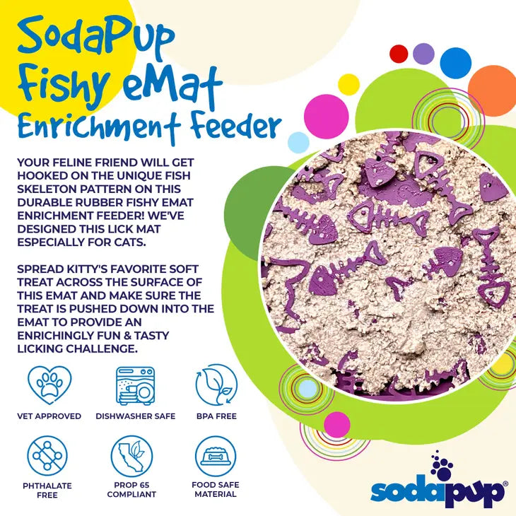 Fish Lick Mat for Cats | SodaPup