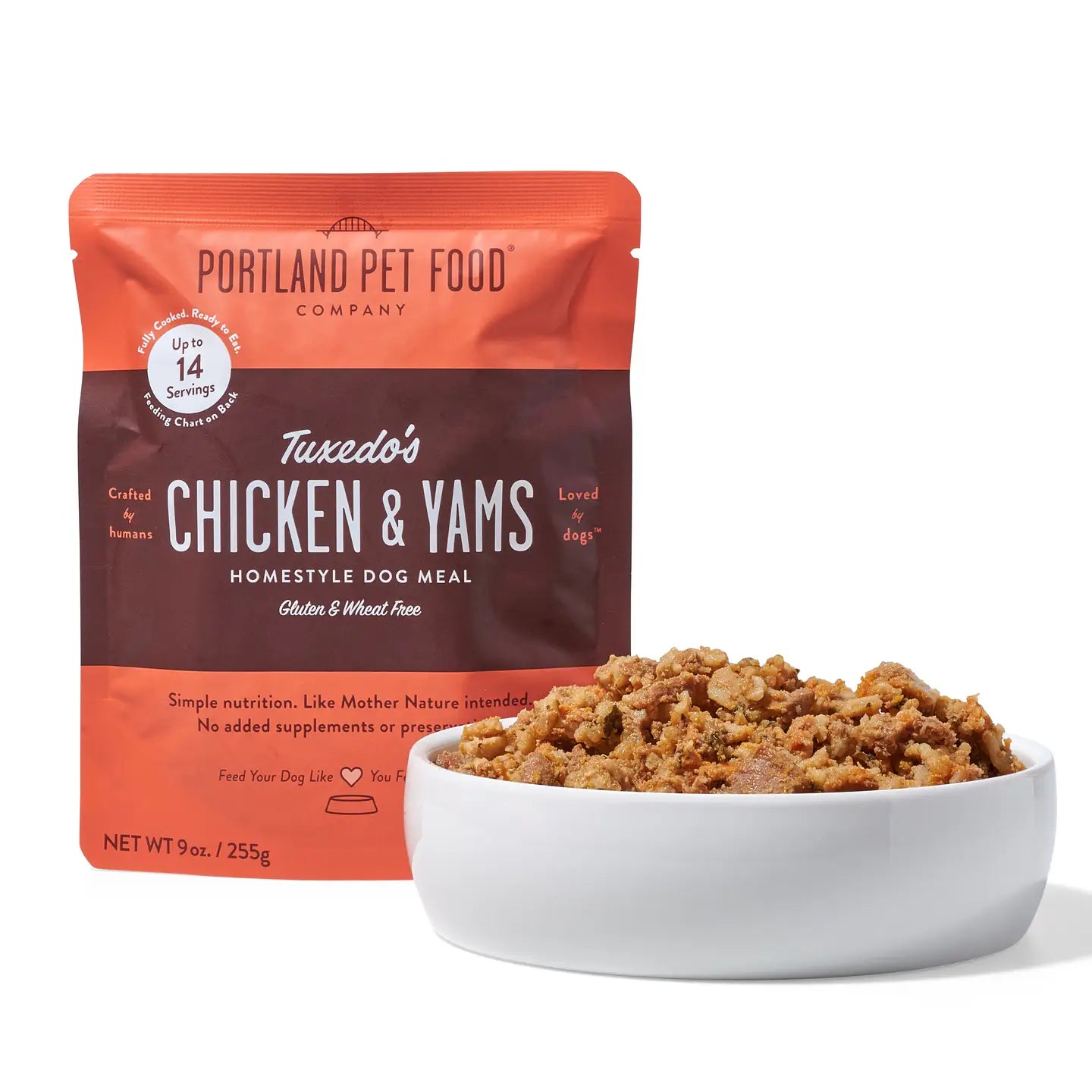 Portland Pet Chicken & Yams Dog Food Pouch