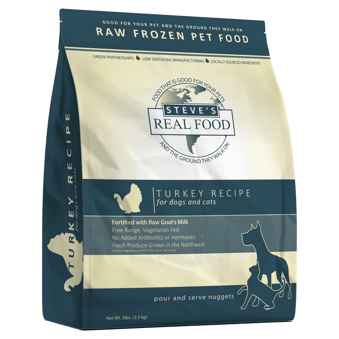 Frozen Raw Dog & Cat Food, Turkey Recipe