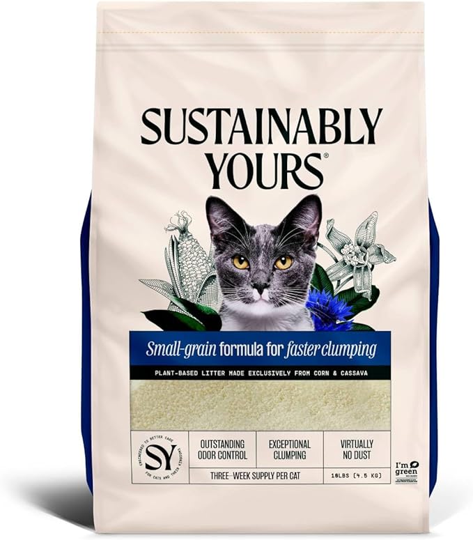 Small Grain Cat Litter | Sustainably Yours