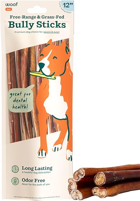 Bullysafe Chews- Free Range Bully Sticks | Woof