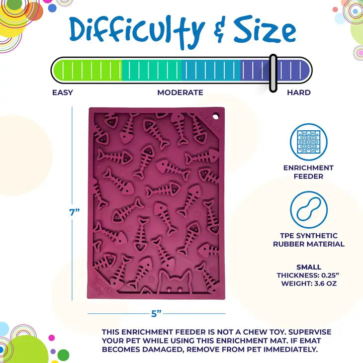 Fish Lick Mat for Cats | SodaPup