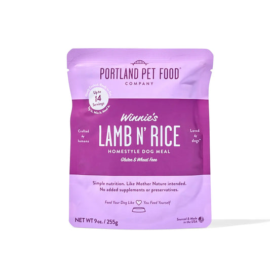 Portland Pet Lamb & Rice Dog Food Pouch