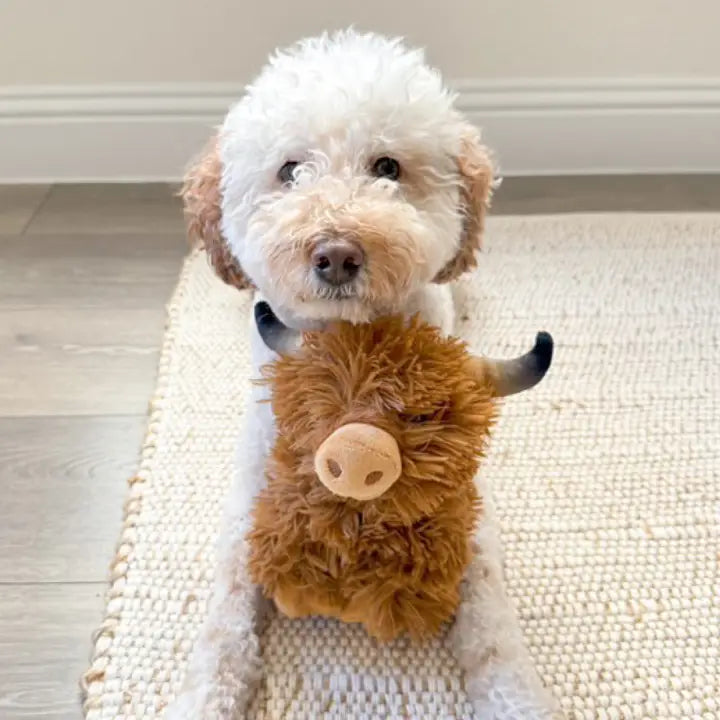 Highland Cow Dog Toy | Tall Tails