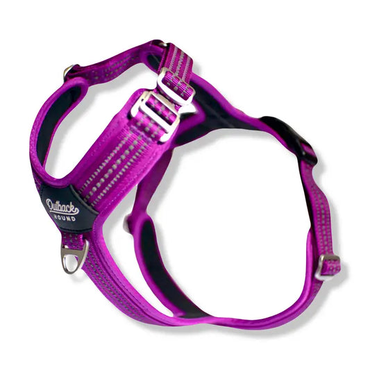 Outback Hound Ultra Lite Purple Comfort Harness
