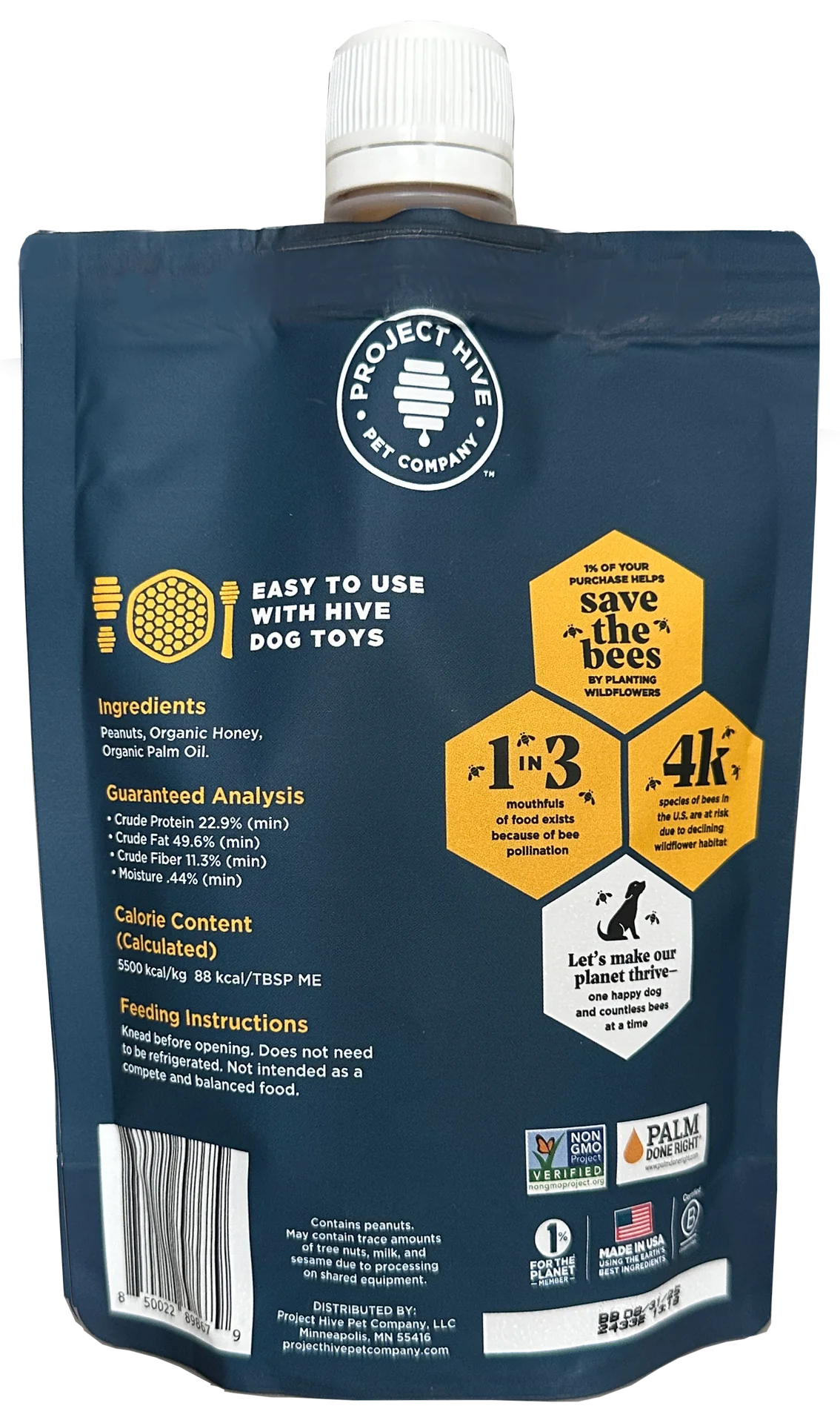 Peanut Butter Pouch Treat | Project Hive