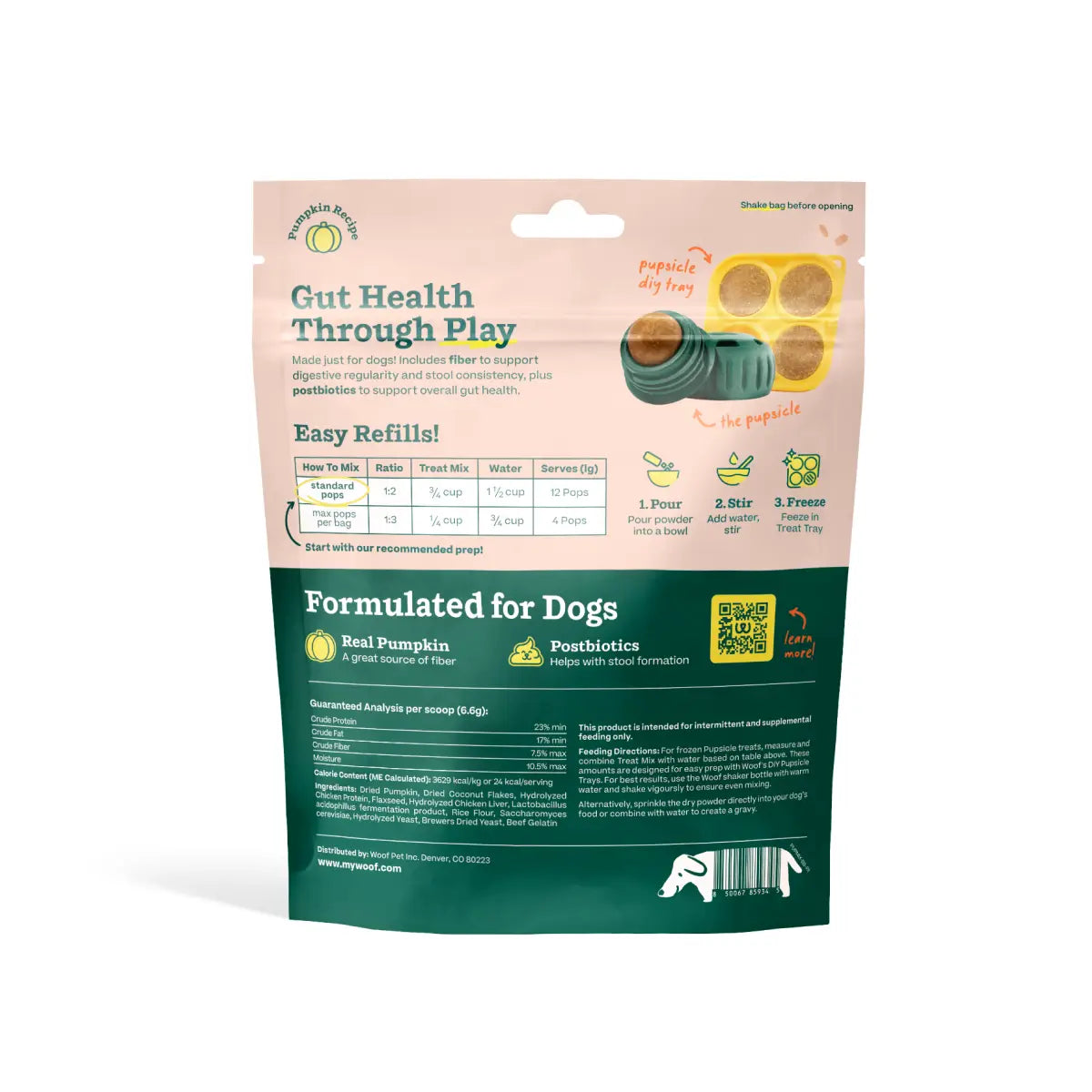 Woof Pupsicle Treat Mix- Balanced Belly