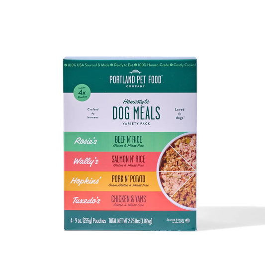Portland Pet Homestyle Dog Meals- Mixed 4 Pack