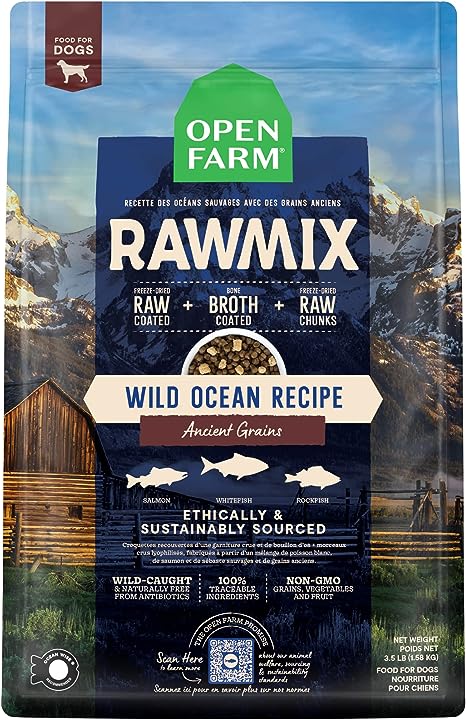 Open Farm Wild-Ocean Ancient Grains RawMix for Dogs