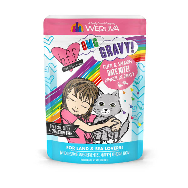Weruva Cats OMG Gravy Food Pouch- Duck and Salmon