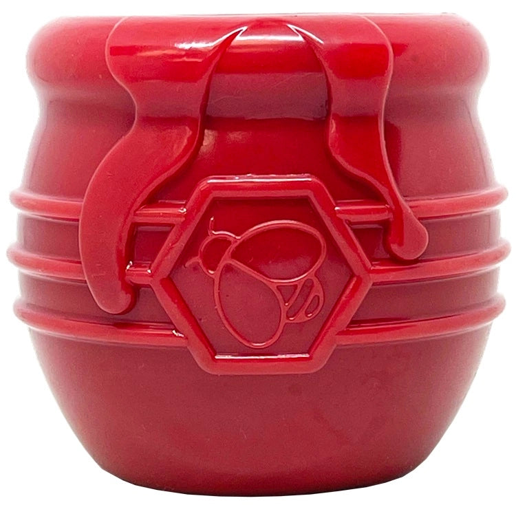 Red Honey Pot Treat Dispenser | SodaPup