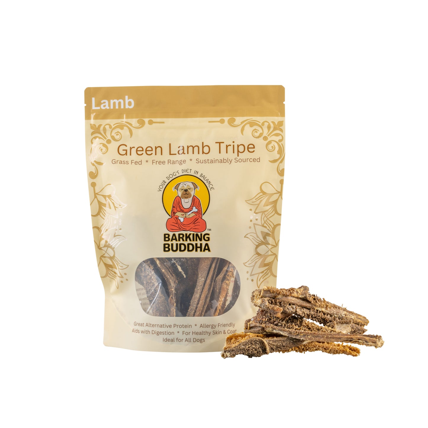 Barking Buddha Green Lamb Tripe Sticks