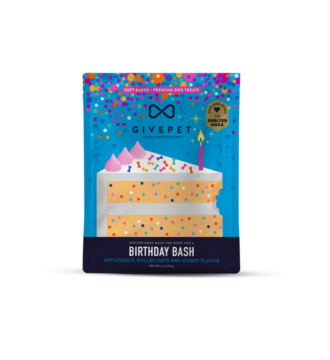 GivePet Birthday Bash Soft & Chewy Treats
