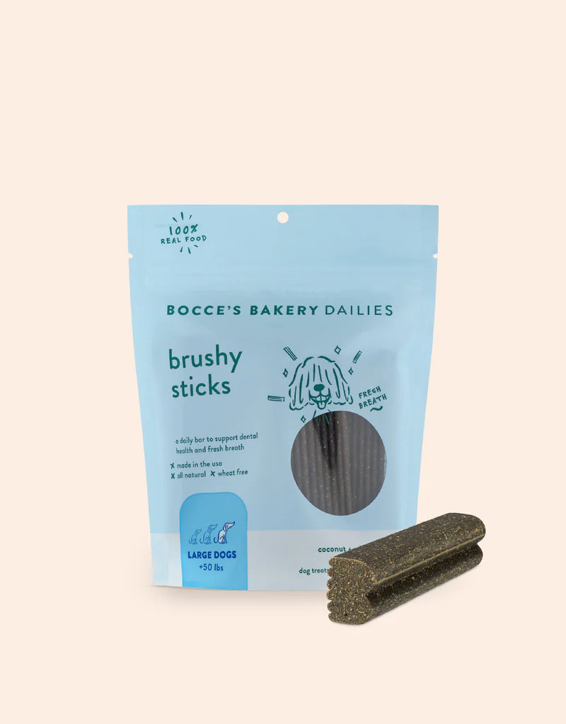 Bocce’s Brushy Sticks