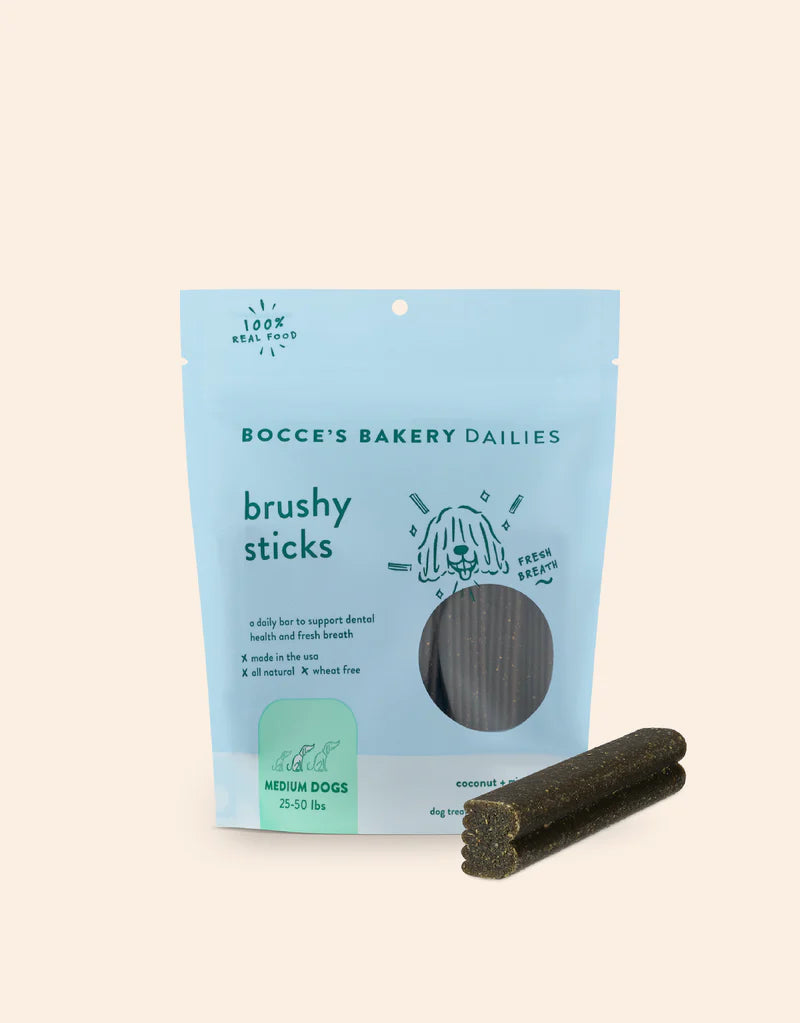 Bocce’s Brushy Sticks