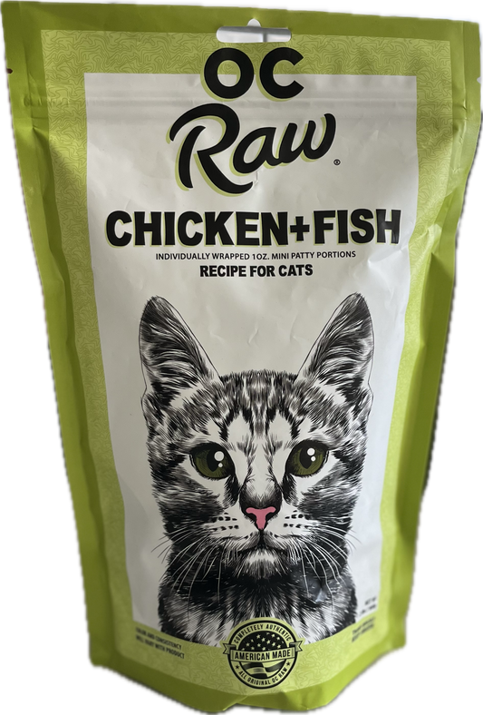 OC Raw Chicken + Fish Recipe for Cats