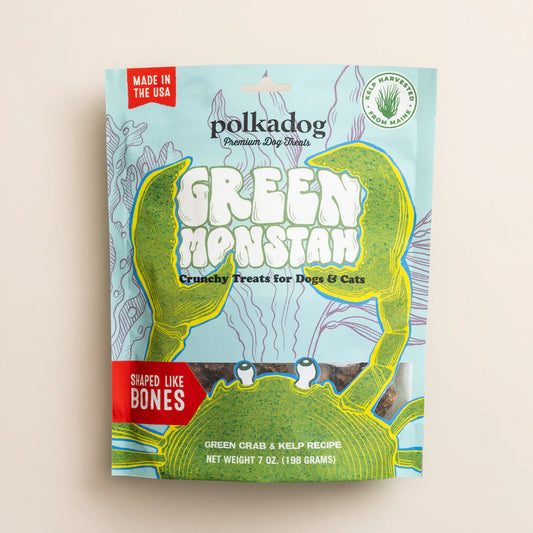 Polkadog Green Monstah Bones