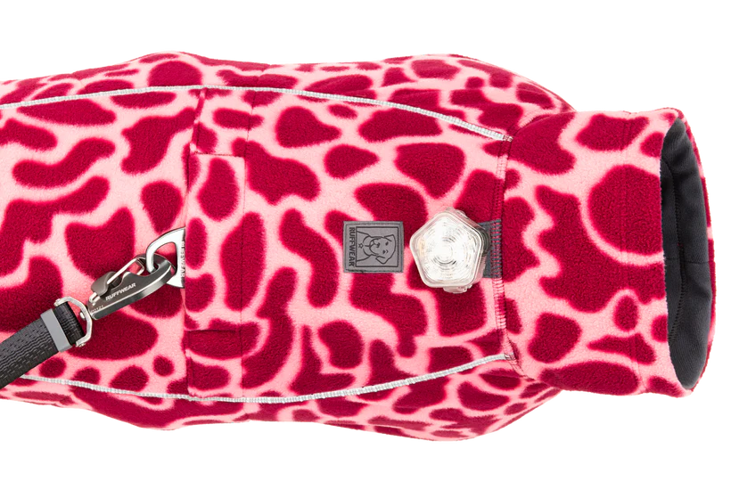 Climate Changer Dog Fleece Vest Berry Lava