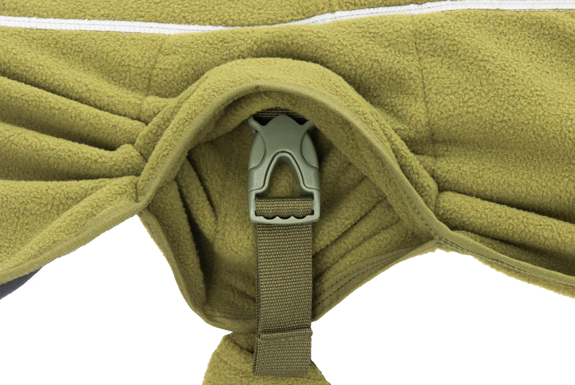 Climate Changer Dog Fleece Vest Cedar Green