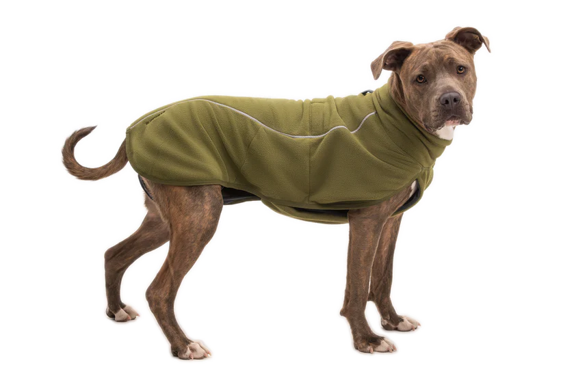 Climate Changer Dog Fleece Vest Cedar Green